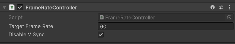 FrameRateController